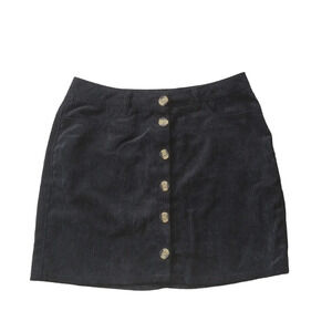 Urban  Heritage Black Corduroy Skirt M